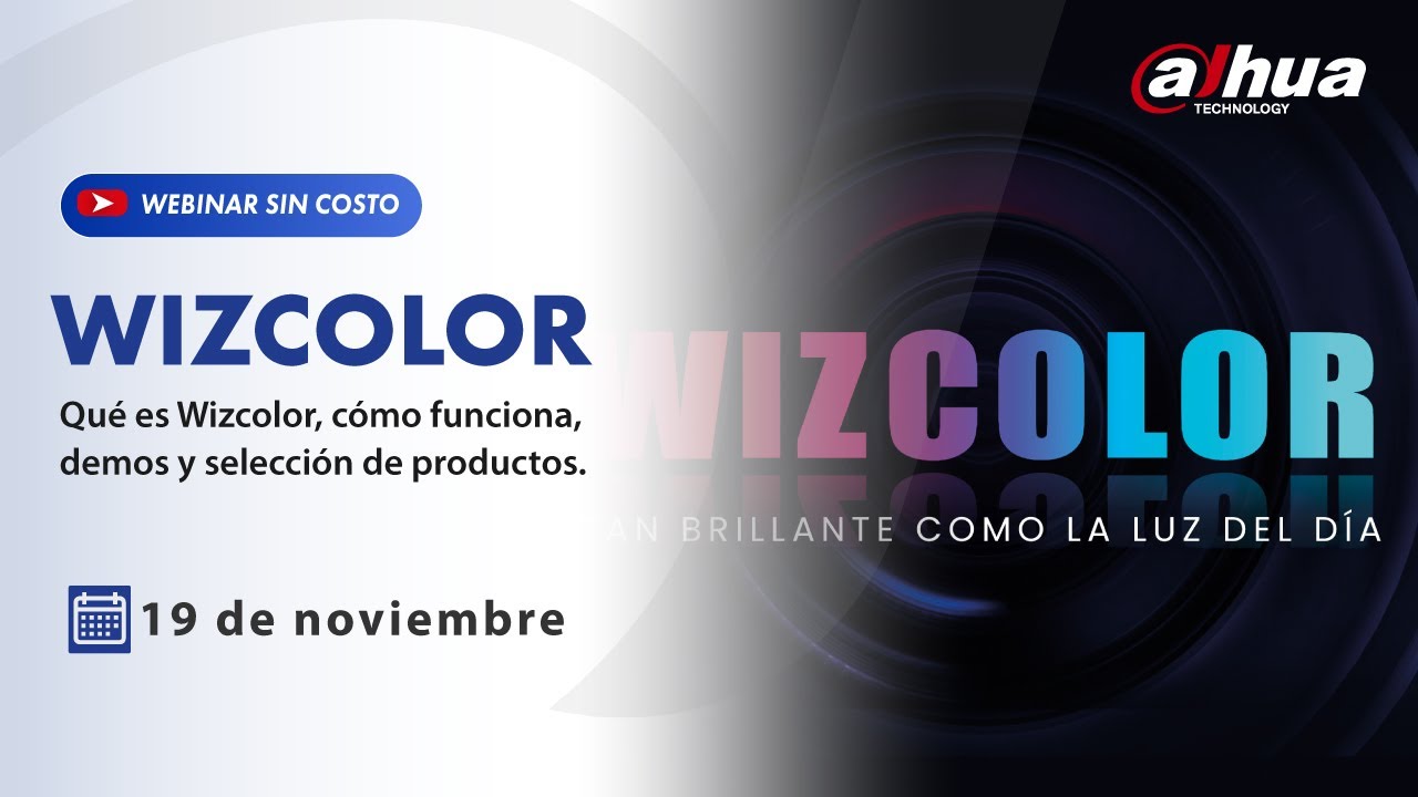 WizColor: Ilumina la Noche 🌙 | Soluciones de Color en Baja Luz de Dahua