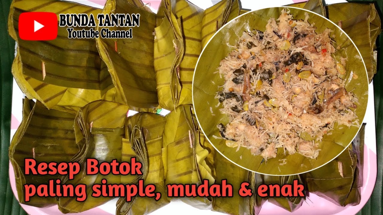 Resep botok lamtoro dan daun sembukan paling simple