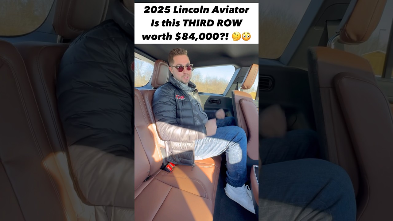 Check Out the Third Row in the 2025 Lincoln Aviator! Do You Even Need the Navigator??