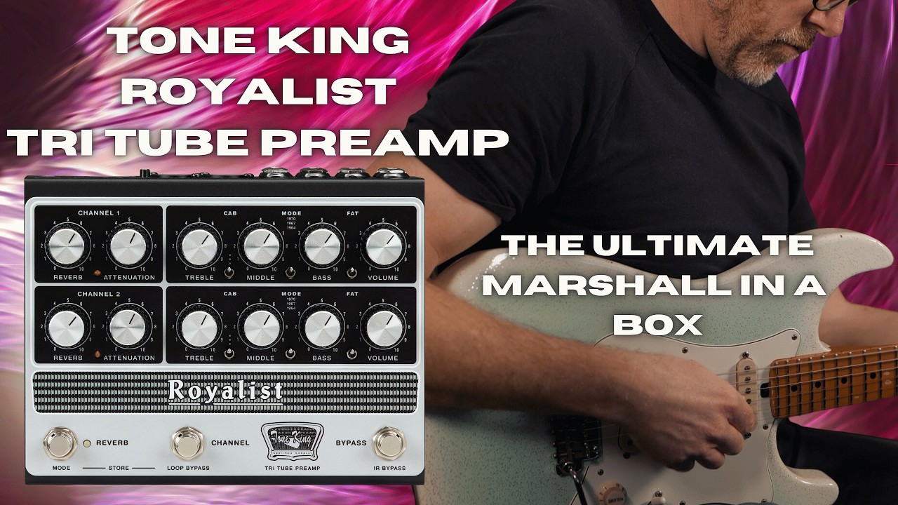 Педаль предусилителя Tone King Royalist - от потрясающего чистого звука до перегруженного звучани...