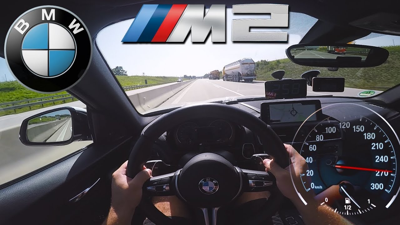 2017 BMW M2 (0-270km/h) POV- TOP SPEED, Acceleration TEST✔