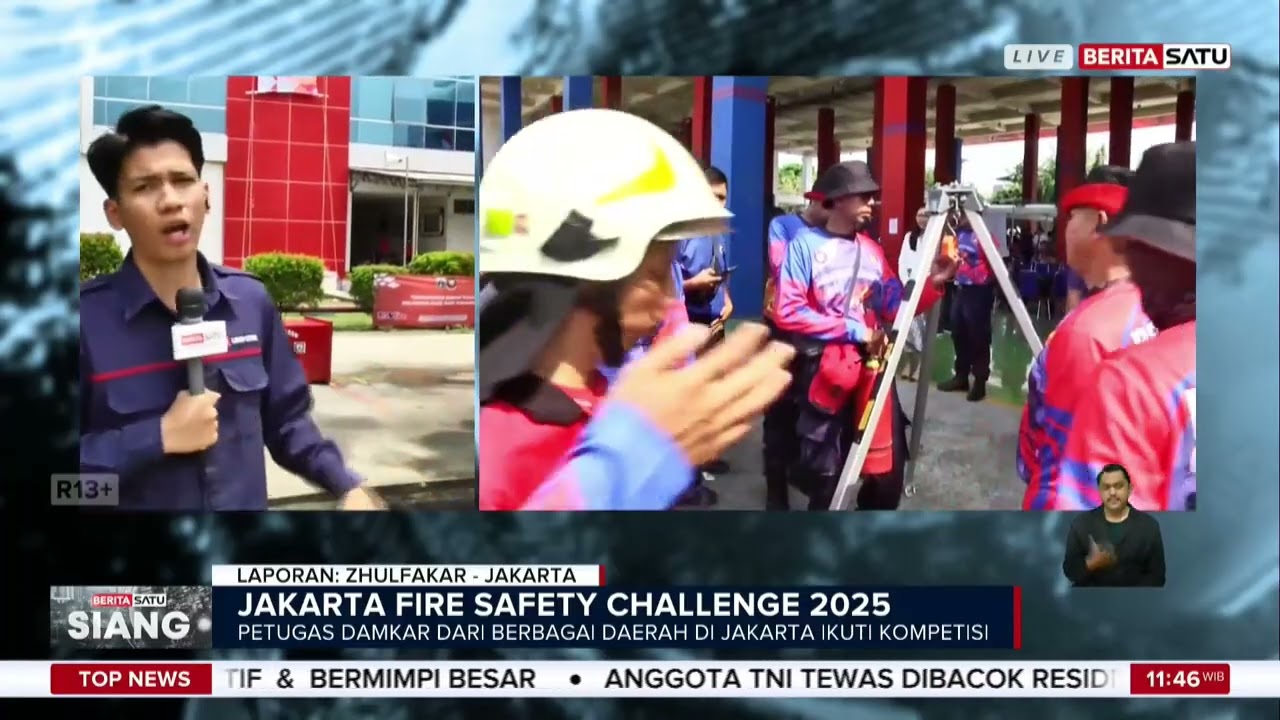 44 Relawan Damkar Ikuti Jakarta Fire Safety Challenge 2025 