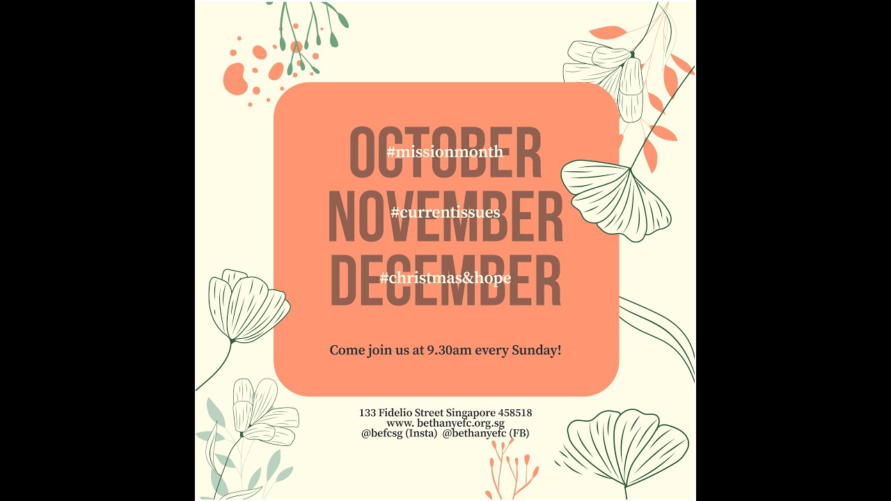 25 Dec 2025 | Christmas Day (Jesus, the Hope of the World) | Matthew 2:8-20 | BEFC