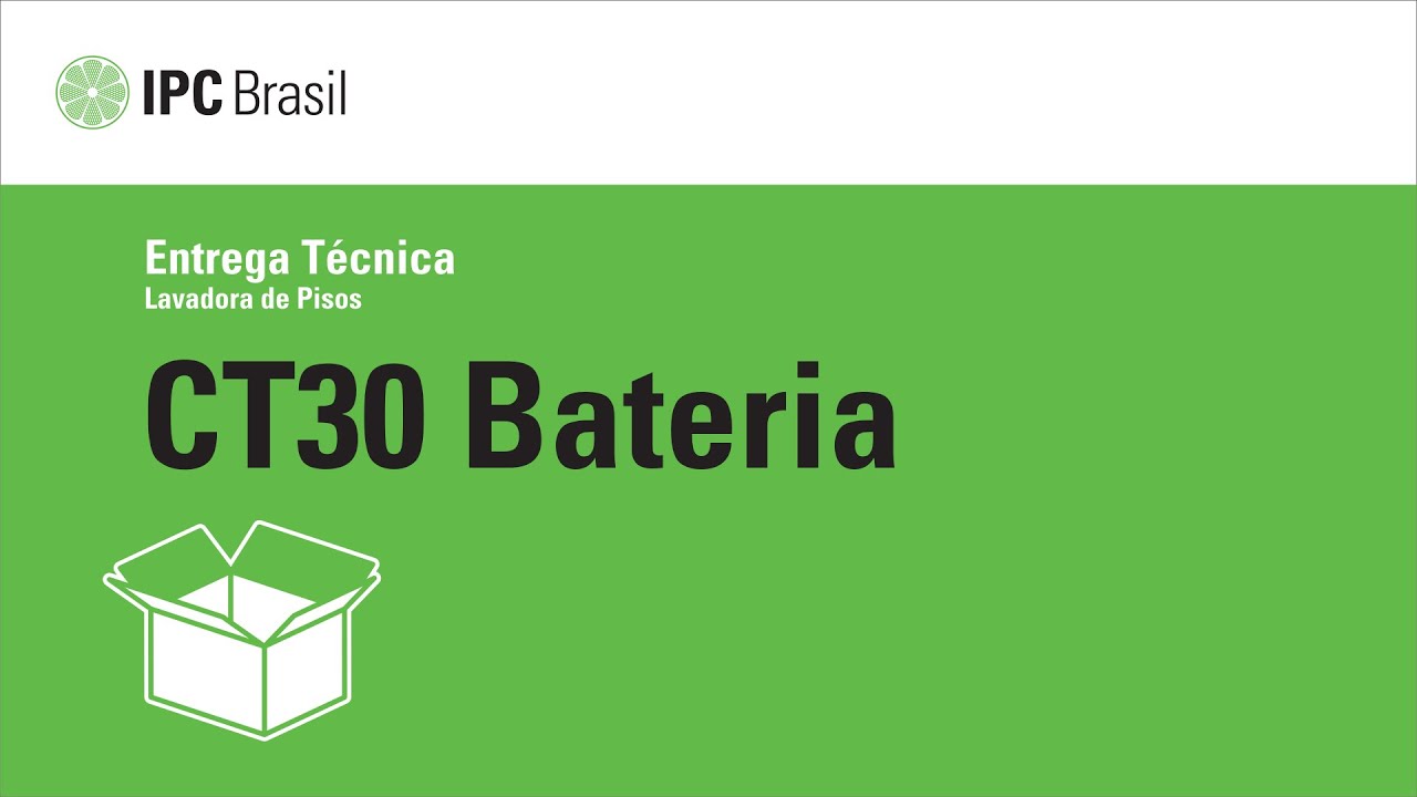 CT30 Bateria - Entrega T&eacute;cnica e Instru&ccedil;&otilde;es de Uso