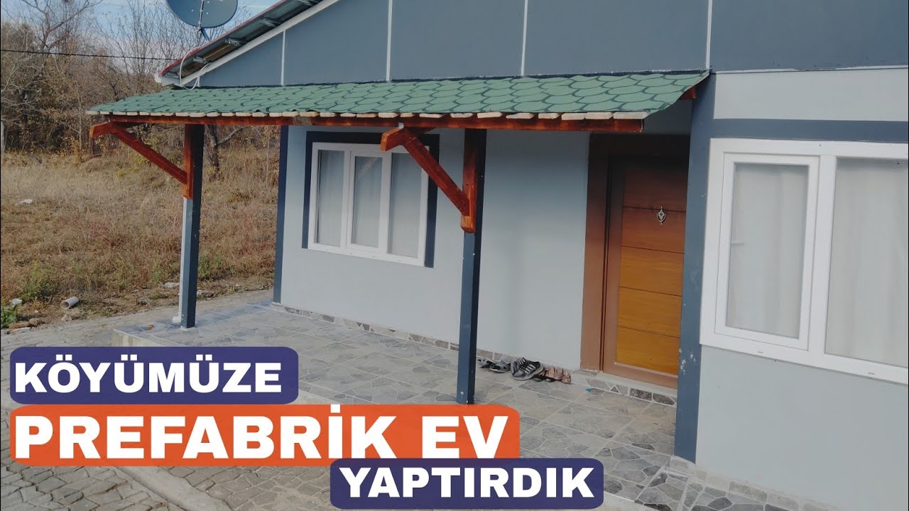 Köyüme Prefabrik Ev Yaptırdım! Doğal Yaşamın Keyfi 🏡