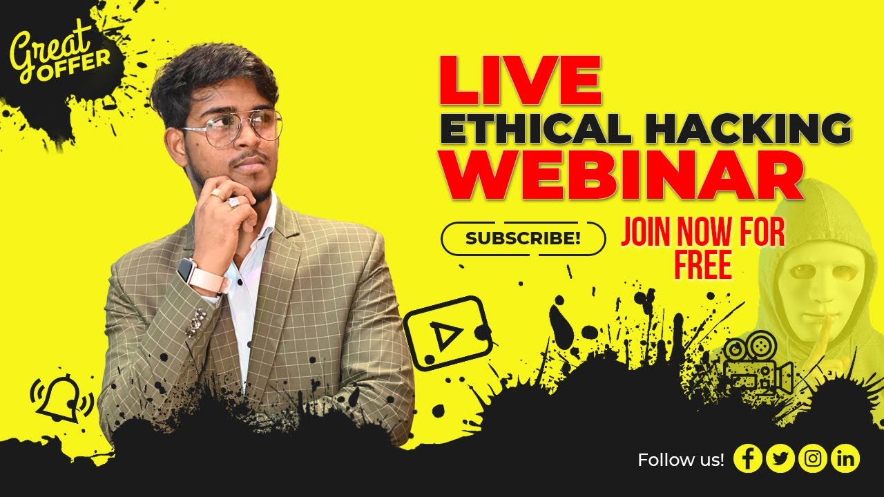 Ethical Hacking LIVE Webinar | Roshan Burnwal