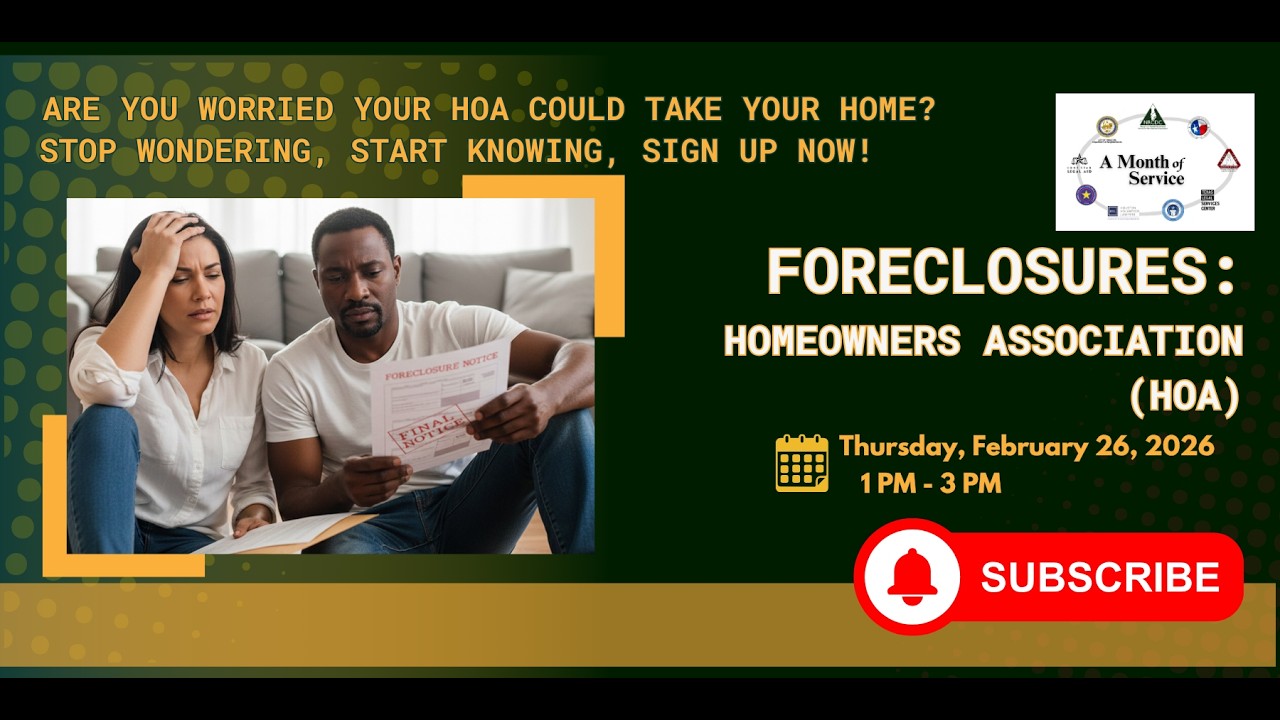 HOA Foreclosures & Prevention (February 2026)