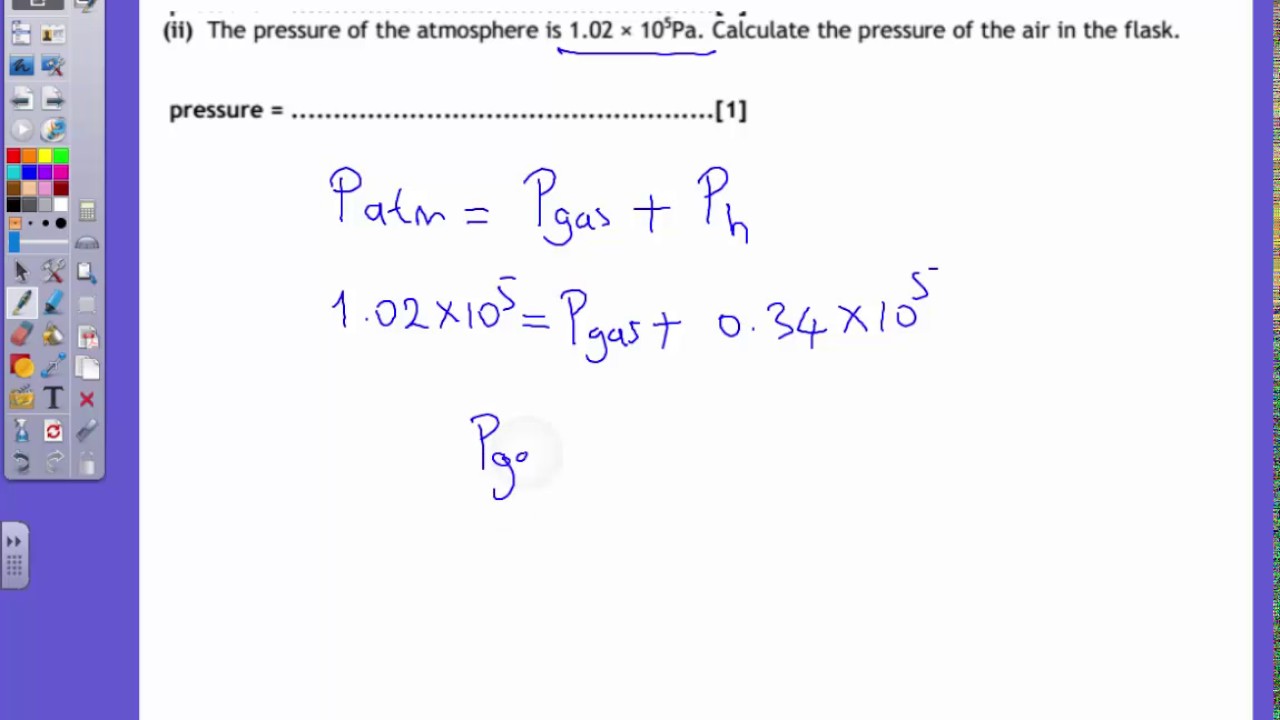 IGCSE Past Paper Questions Pressure