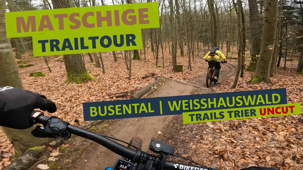 matschhaltige Trailtour im Regen | Busental, Weisshauswald, Trails