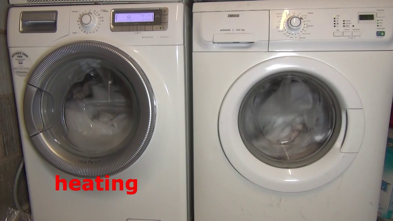 Wash Race No.181 : Electrolux Insight Time manaager vs Zanussi Jet system - Cotton 60'c