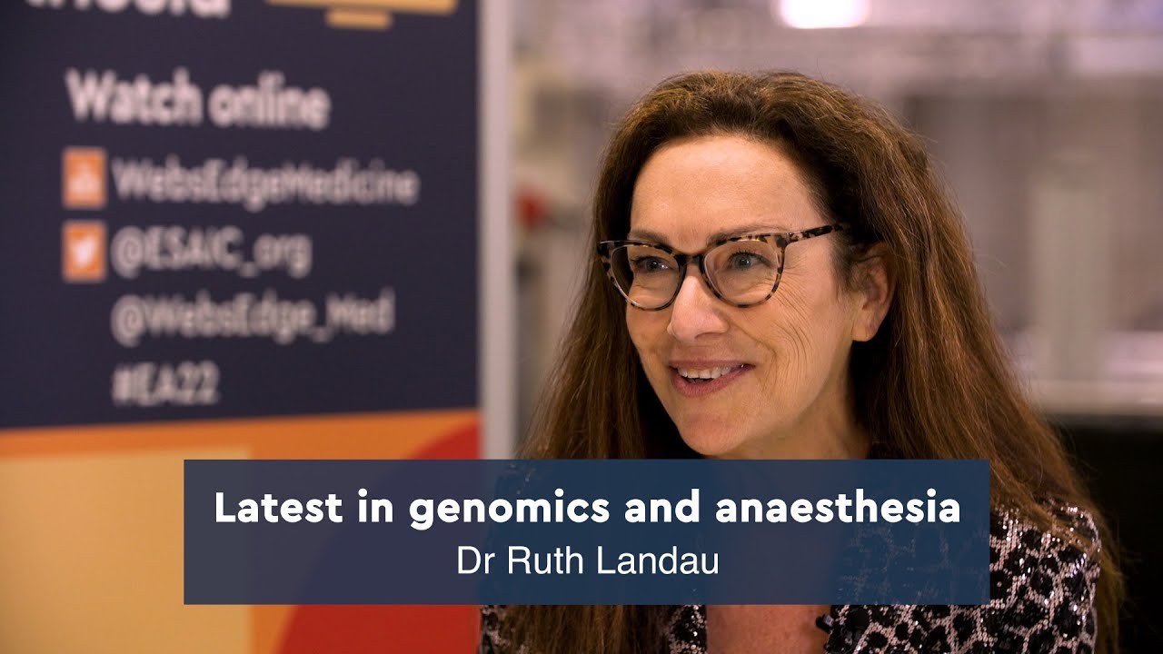 Genomics and anaesthesia