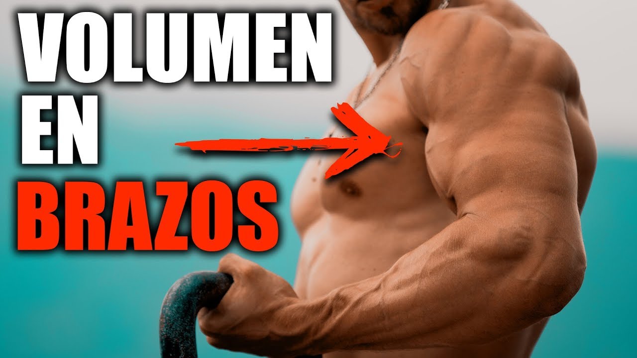 Rutina para VOLUMEN EN BRAZOS 💪 Ejercicios para Brazos (B&iacute;ceps Tr&iacute;ceps)