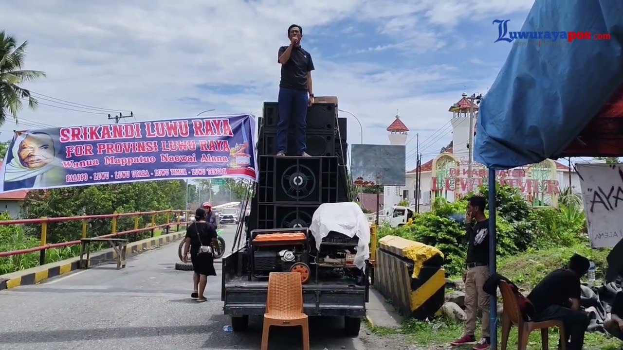 Aksi di Perbatasan Lutim–Lutra, Kendaraan Roda Empat Tak Bisa Melintas