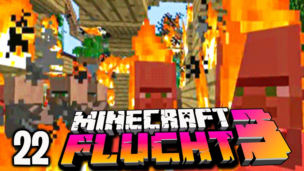 Ich BRENNE das Dorf NIEDER! ☆ Minecraft FLUCHT 3 #22