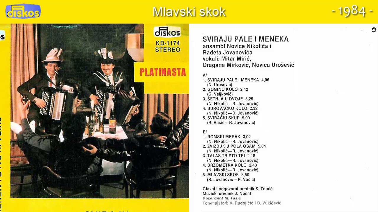 Pale i Meneka - Mlavski skok - (Audio 1984)