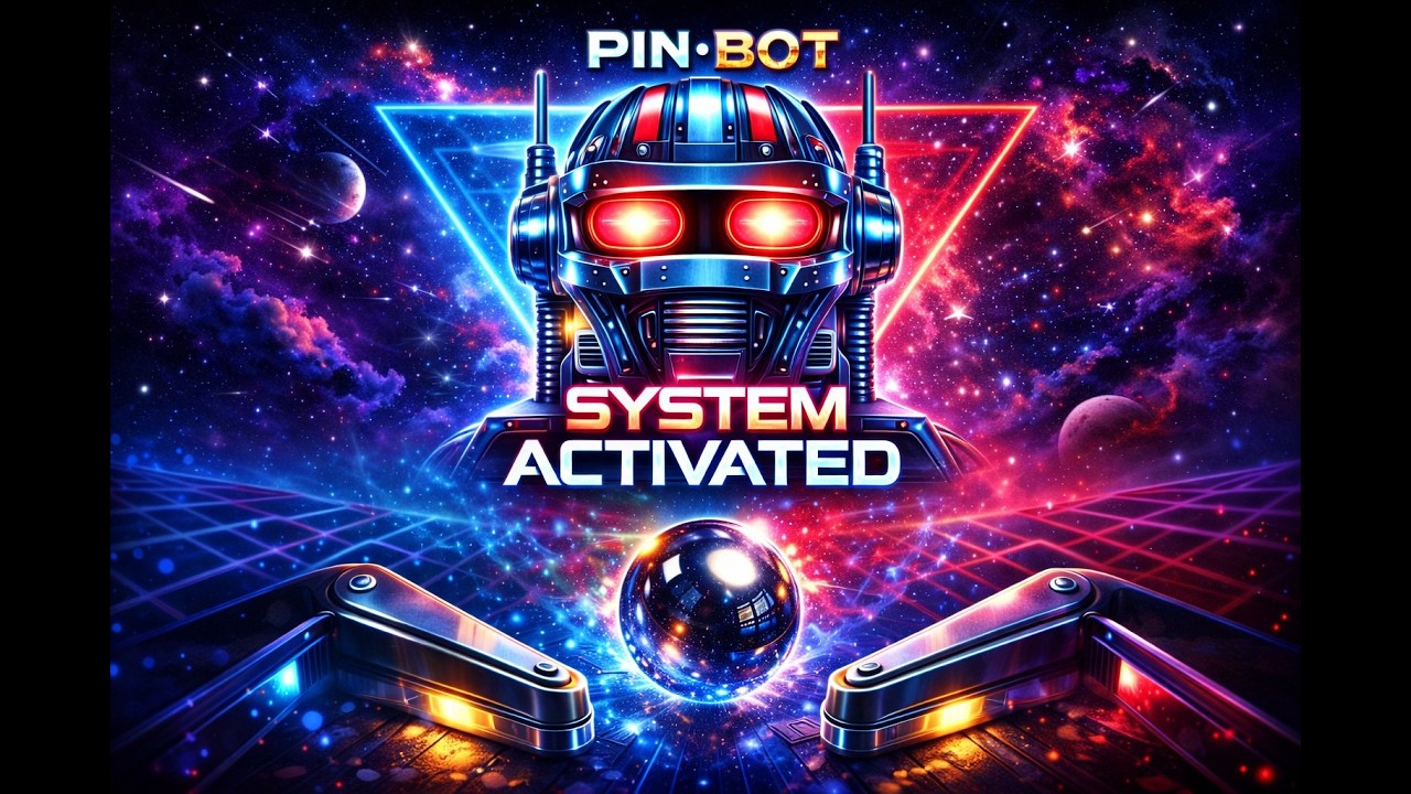 Pin Bot Pinball VR 🤖 | Full Table Run | Classic Williams Pinball in Virtual Reality