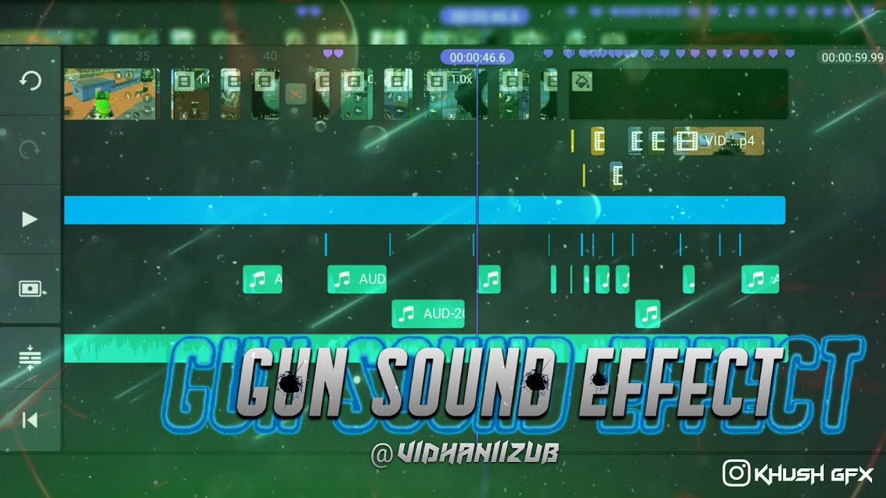 How To Add Gun Sound In Your Montage | Pubg Mobile | #Tutorial 4