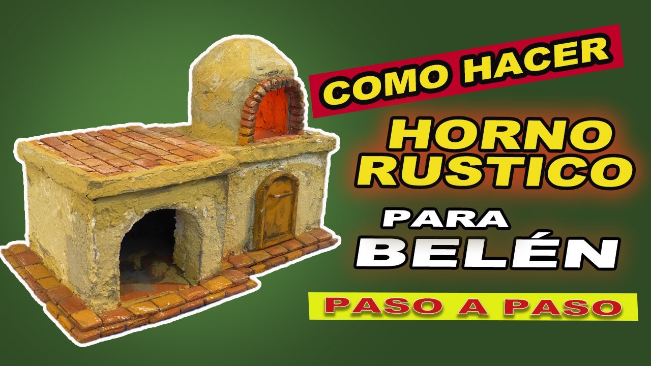 Como Hacer | HORNO RUSTICO PARA BELEN | Desde Mis Belenes [PASO A PASO]
