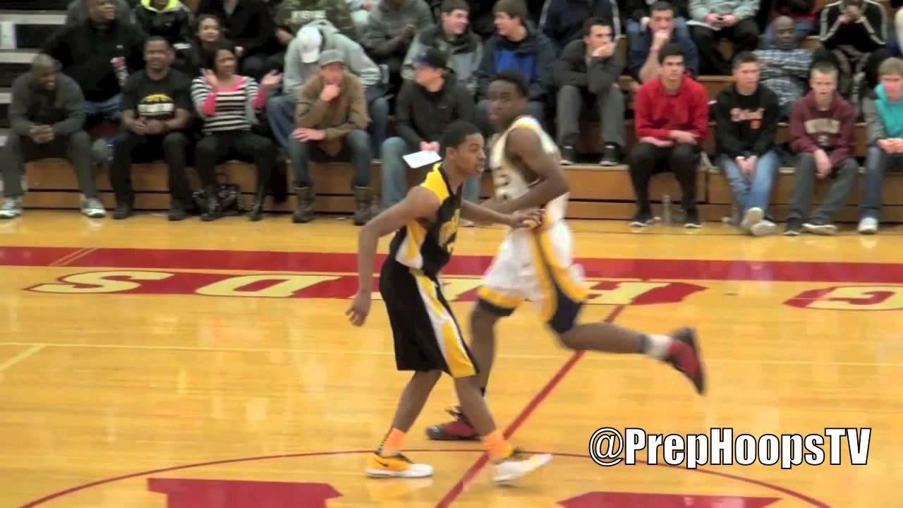 Kentucky Wildcat commit Tyler Ulis 2014 Marian Catholic highlights at the Muskegon Showcase