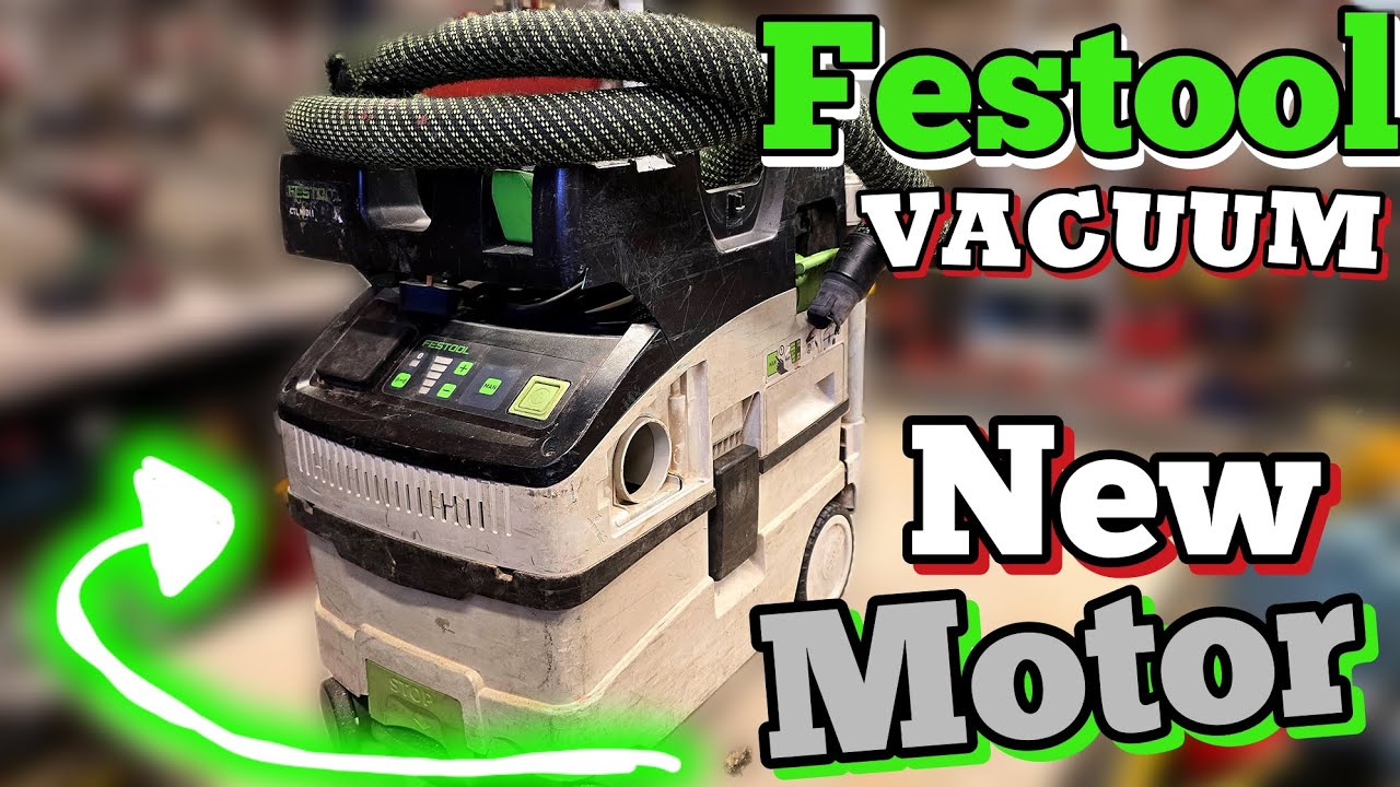 Пылесос Festool CTL MIDI 1 дымит, а не всасывает. Как заменить весь блок двигателя?