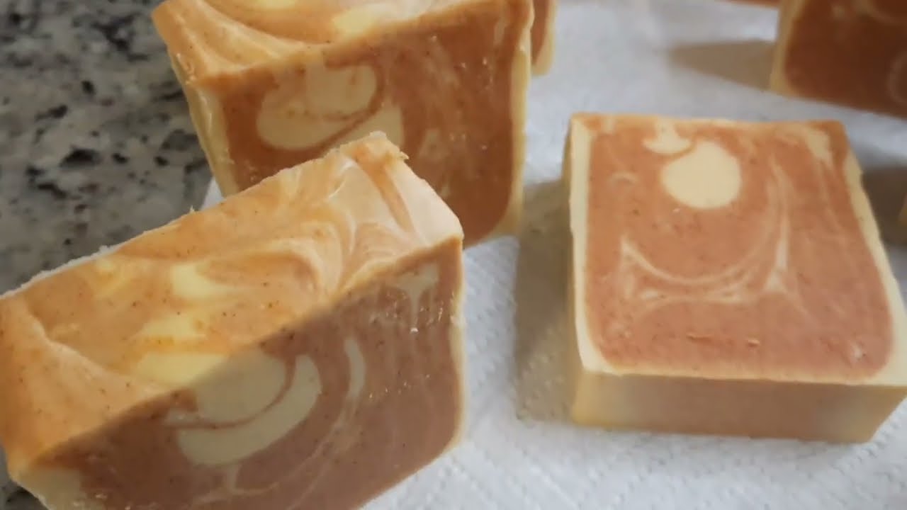 Making Carrot and Turmeric Soap | Cold Process Soapmaking Vlog