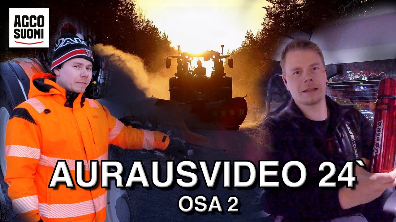 Aurausvideo 24´- Valtra N175D sekä FMG vauhdissa. 