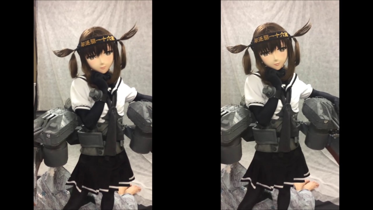 [立体視動画 着ぐるみ] 初月 from 艦これ