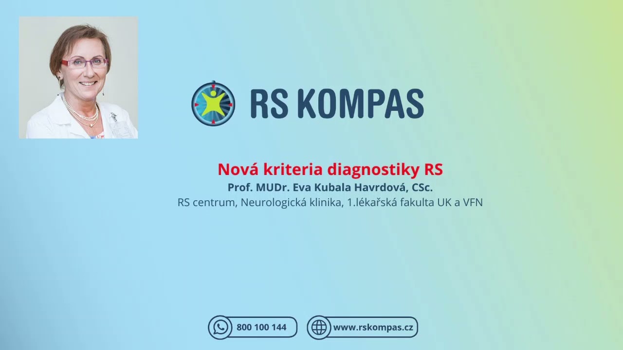 Nová kritéria diagnostiky RS s prof. Havrdovou