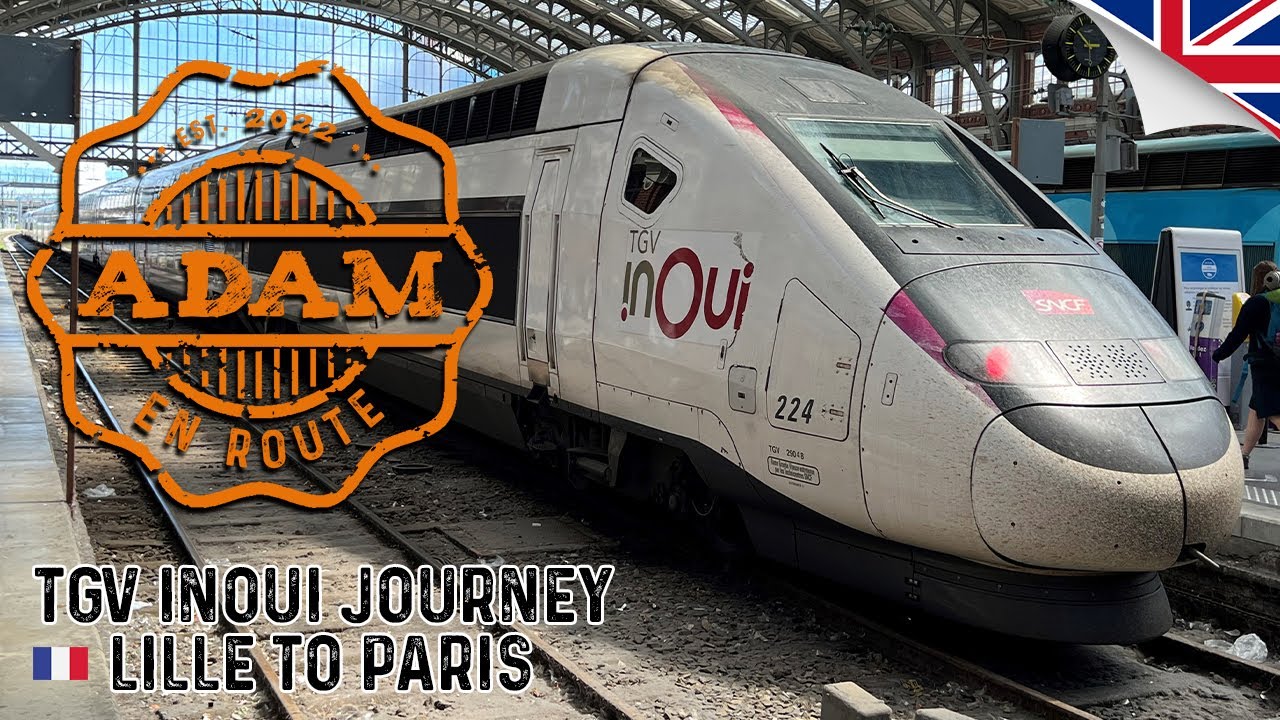 TGV InOui SNCF Review Lille to Paris - English 🇬🇧