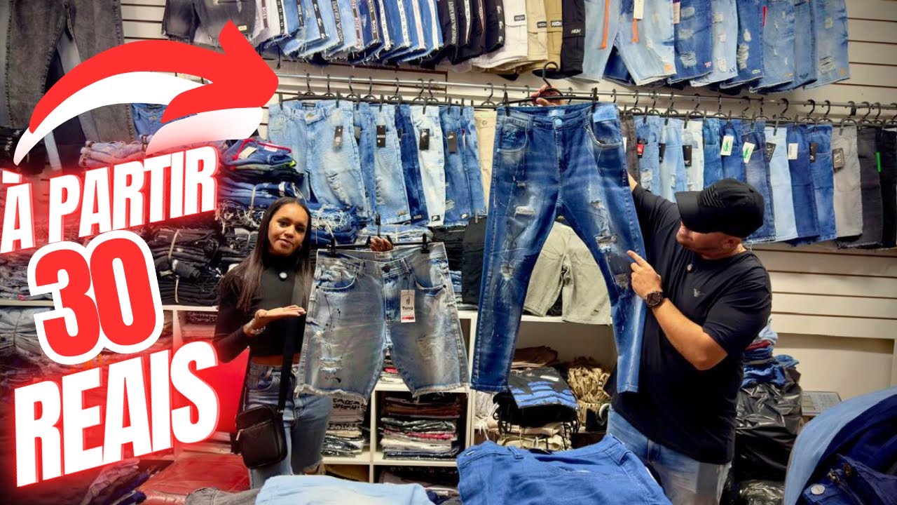 👖👕ACHEI UMA FONTE SECRETA DE CALÇAS JEANS E CALÇAS JOGADOR COM O MENOR VALOR DO BRÁS!  #brás #jeans