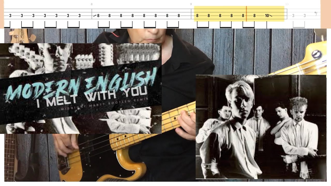 'I MELT WITH YOU' – MODERN ENGLISH | FRANKS BASS COVERS & TAB v2