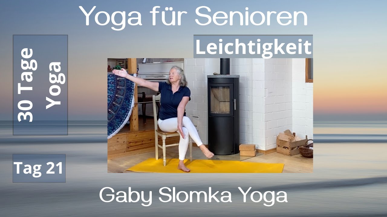 Leichtigkeit spüren – sanftes Yoga auf dem Stuhl | Yoga für Senioren | Gaby Slomka Yoga