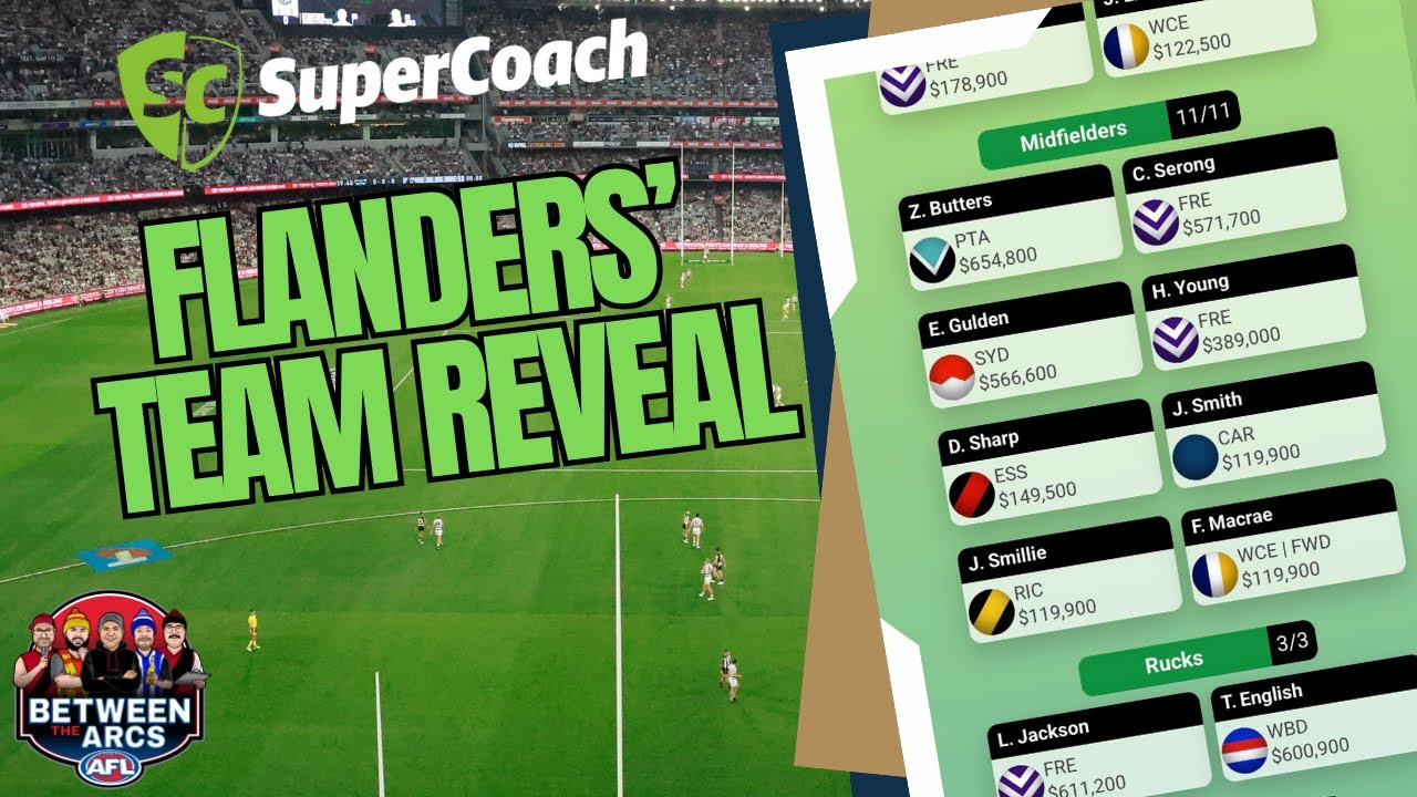 AFL SuperCoach 2026 | Flanders' Team Reveal | Hunting for Value!