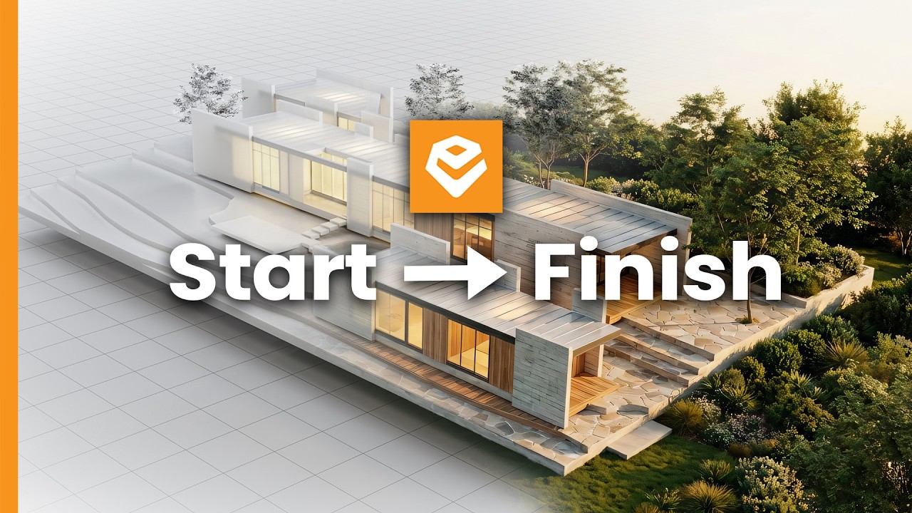 Как я создал весь этот архитектурный проект в Enscape ArchDesign
