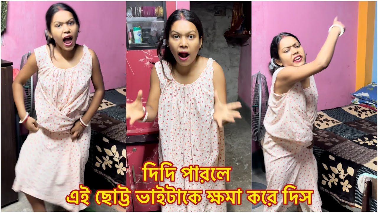 দাদার সাথে মিশে দিদির উপরে এরকম একটা প্রাঙ্ক করা আমার একদমই উচিত হয়নি আমি সত্যি খুব লজ্জিত