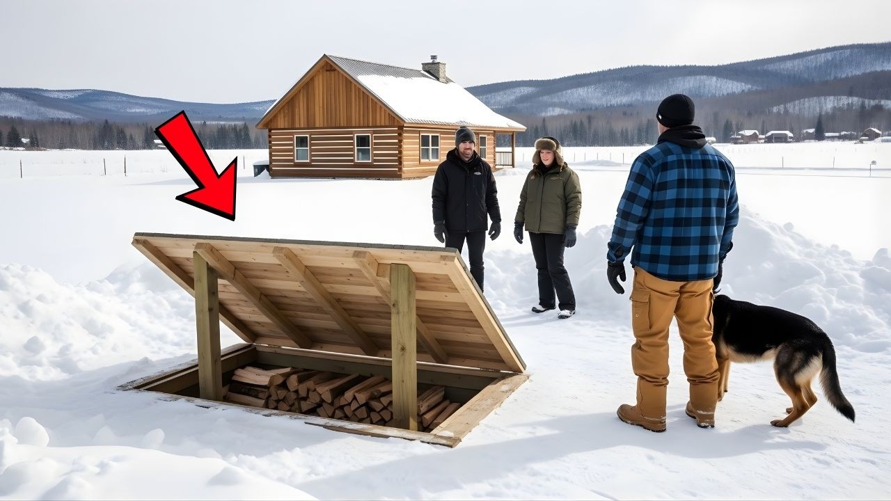 They Mocked the Veteran and His Dog for No Firewood — Until Logs Stayed Dry All Winter