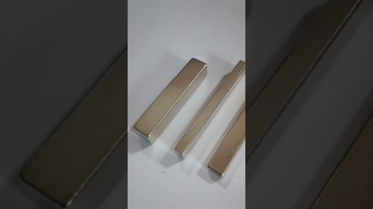 SmCo Block Magnets with NiCuNi coating for magnetic applications, like magnetic motors, pumps