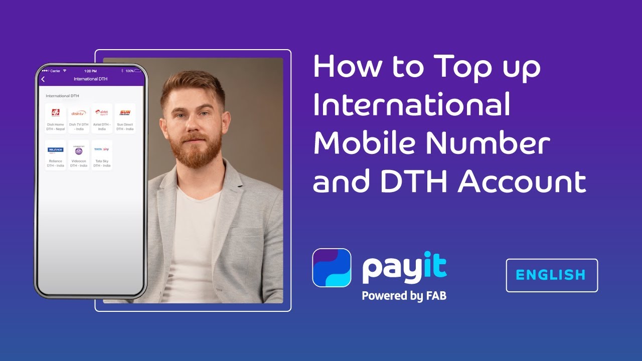 How to Top up International Mobile Number and DTH Account | English