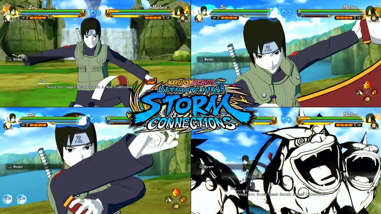 Naruto Storm Connections - Sai Complete Moveset