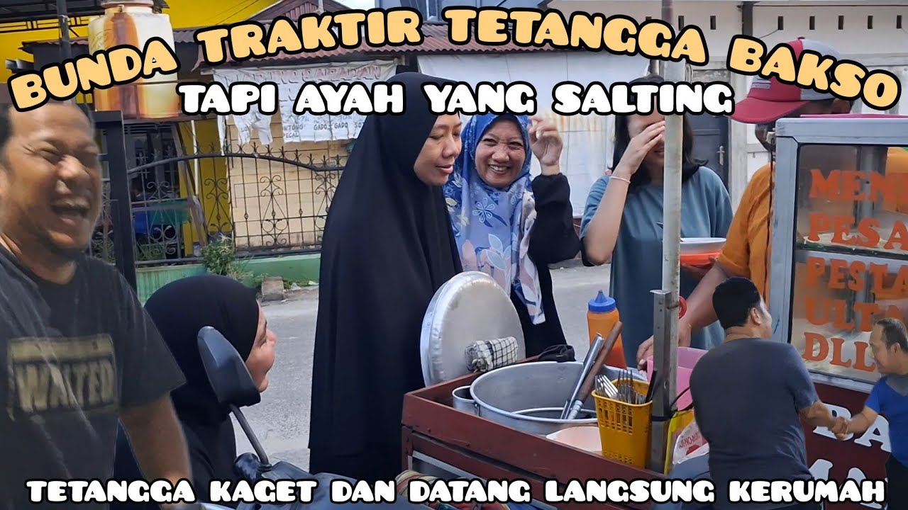 KESENANGAN BISA TRAKTIR TETANGGA