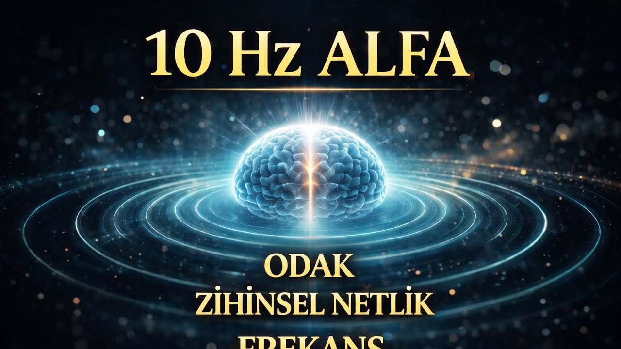 10 Hz Alfa Frekansı | Odak & Zihinsel Netlik | 2 Saat Derin Konsantrasyon