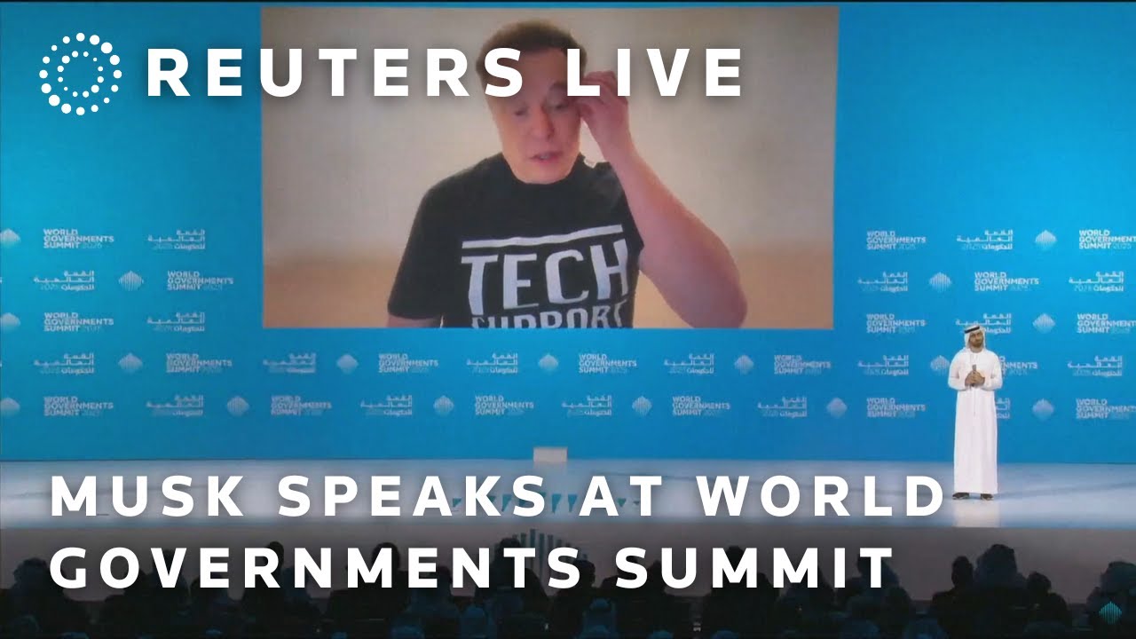 LIVE: Elon Musk speaks at Dubai's World Governments Summit