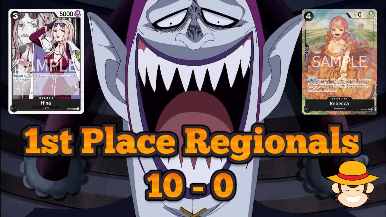 1ST PLACE GECKO MORIA Deck Profile Online Regionals | OP-06 | Wings Of The Captain | One Piece TCG