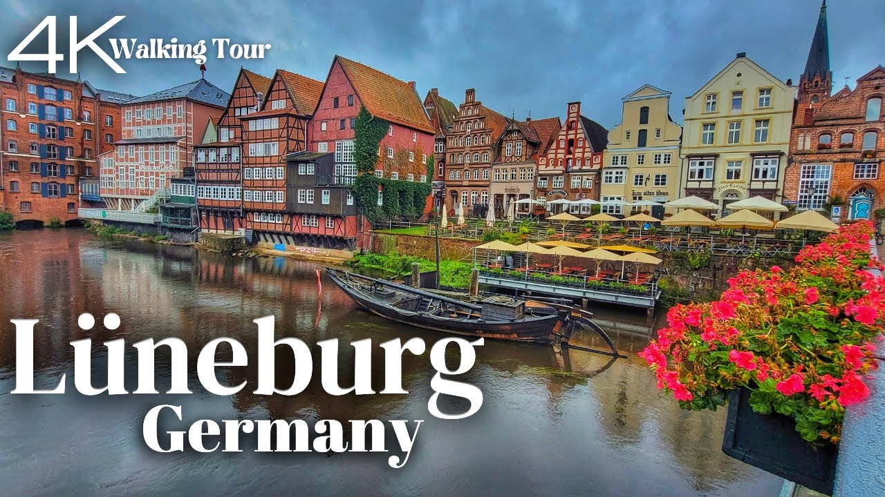 Lüneburg, Germany Walking Tour 2023 - 4K UHD