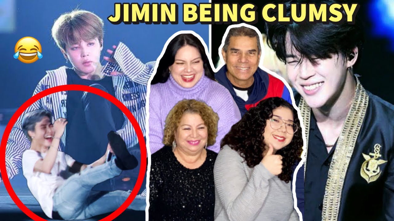 BTS JIMIN Being Clumsy | REACCIÓN EN FAMILIA!! 😂🐥