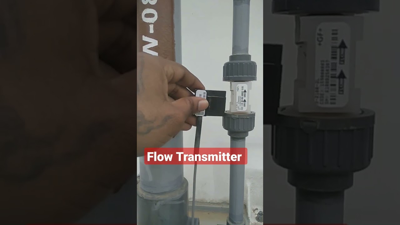 Flow Transmitter Installation in Process Line #shorts #trending #today #viral #instrumentation