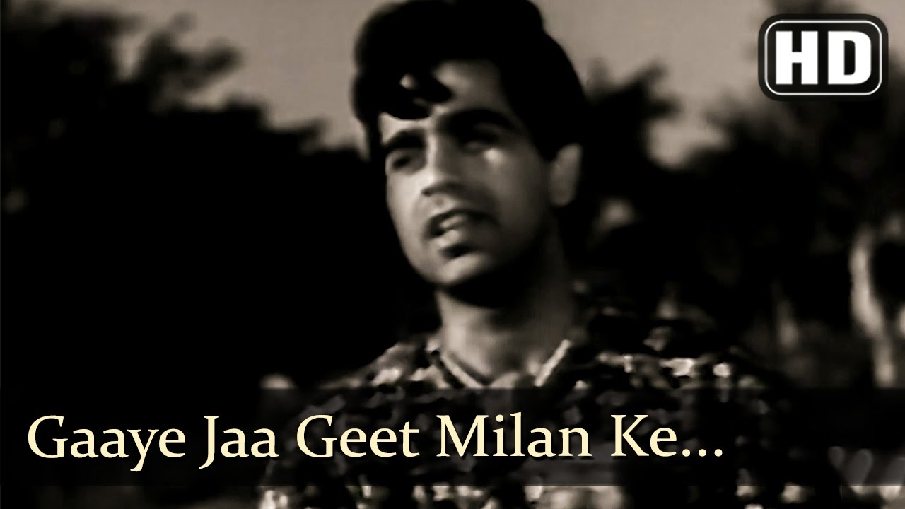 Gaaye Jaa Geet Milan Ke (HD) - Mela Songs - Dilip Kumar - Nargis - Mukesh - Filmigaane