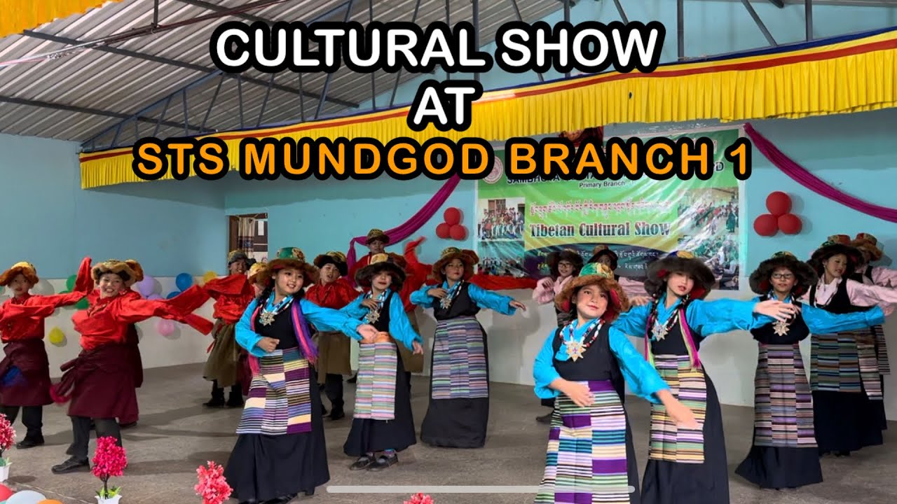 Cultural Show At STS Mundgod Branch 1 #mundgod #tibetanculture #culturaldance #tibetanvlogger