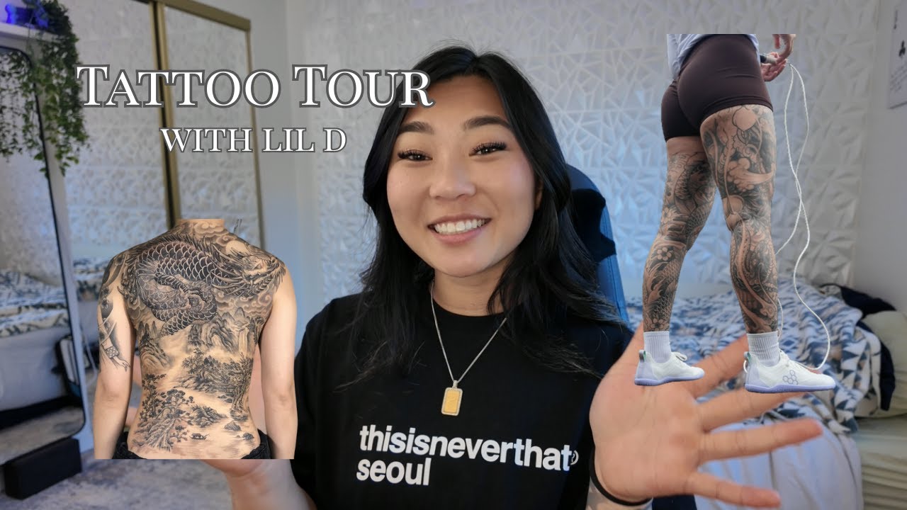 MOST TATTED GIRL IN THE BAY? | TATTOO TOUR with Lil D