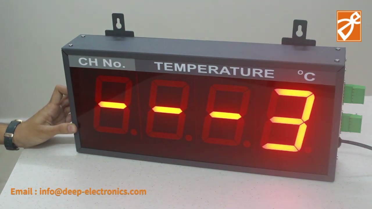 Jumbo Display Temperature Indicator LDI-1#deepelectronic